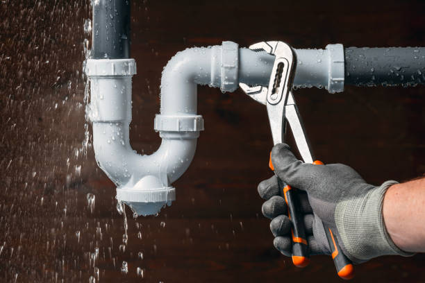 Professional Sewer Line Repair technician working in Newton, MA